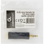 Cablexpert 6.35 mm female to 3.5 mm male audio adapter , A-6.35F-3.5M