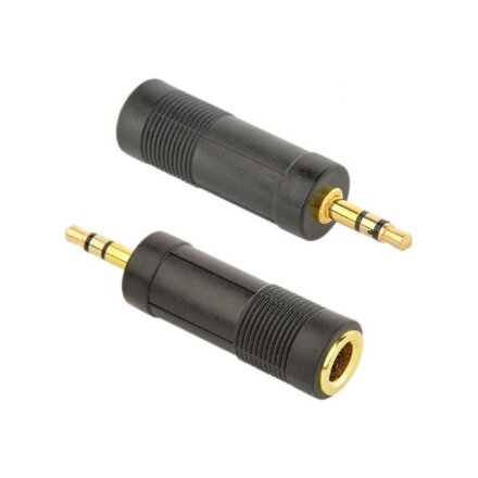 Cablexpert 6.35 mm female to 3.5 mm male audio adapter , A-6.35F-3.5M