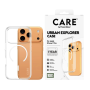 PanzerGlass Flagship Case , Back cover , Apple , iPhone 17 Pro , Recycled plastic , Transparent , Urban Explorer w. White MagSafe