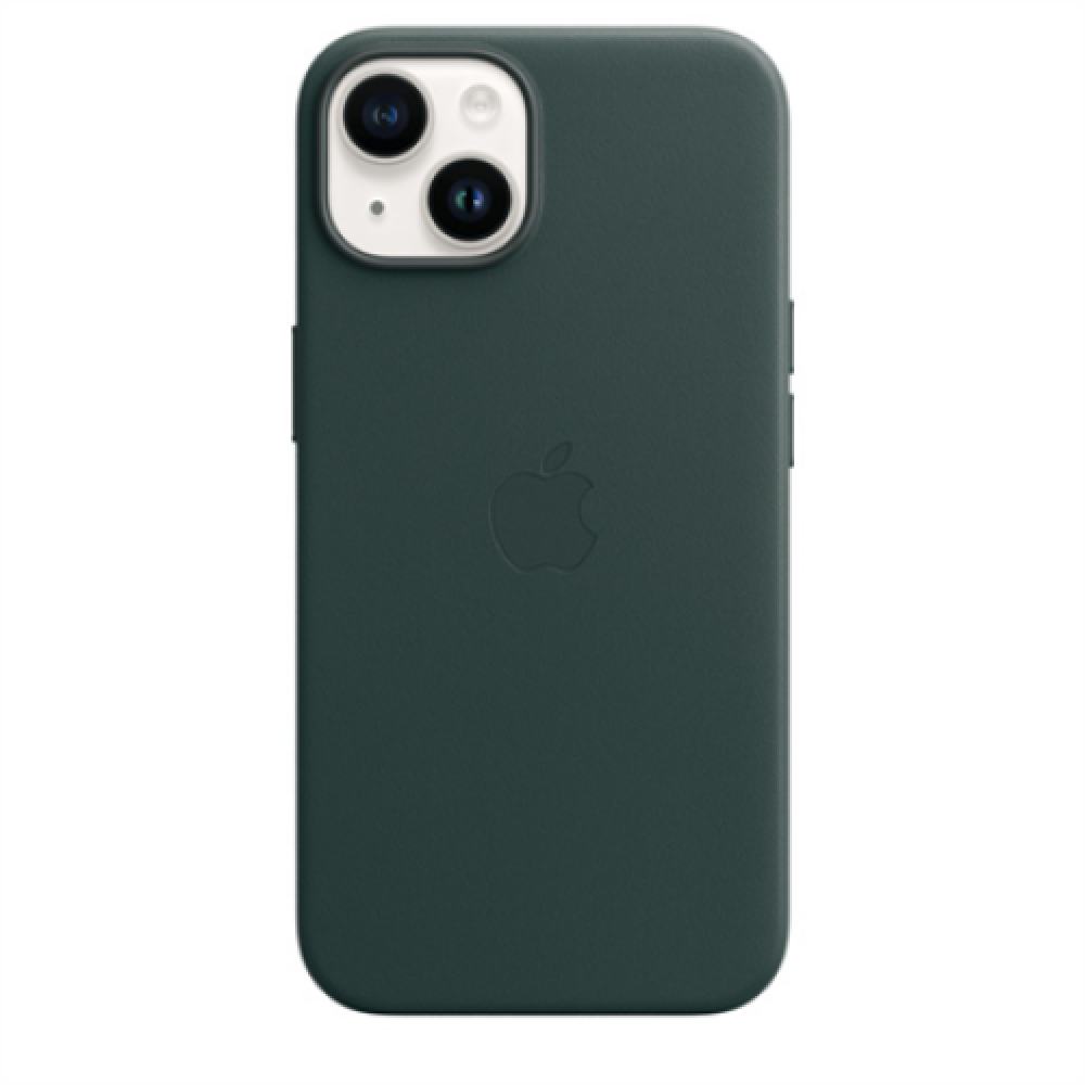 Apple 14 Leather Case with MagSafe Case with MagSafe Apple iPhone 14 Leather Forest Green