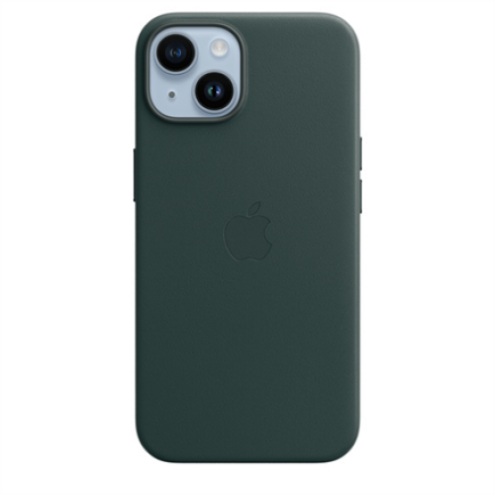 Apple 14 Leather Case with MagSafe Case with MagSafe Apple iPhone 14 Leather Forest Green