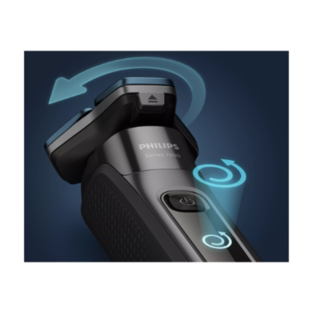 Philips Shaver , S7886/35 Series 7000 , Operating time (max) 60 min , Wet & Dry , Lithium Ion , Black