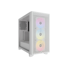Corsair , RGB Tempered Glass PC Case , 3000D , Side window , White , Mid-Tower , Power supply included No