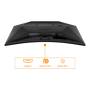 AOC , CQ32G4VE , 31.5 , VA , QHD , 16:9 , 180 Hz , 1 ms , 2560 x 1440 pixels , 300 cd/m² , HDMI ports quantity 2