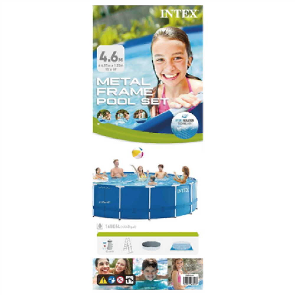 Intex , Metal Frame Bad Set , 28242 457x122cm