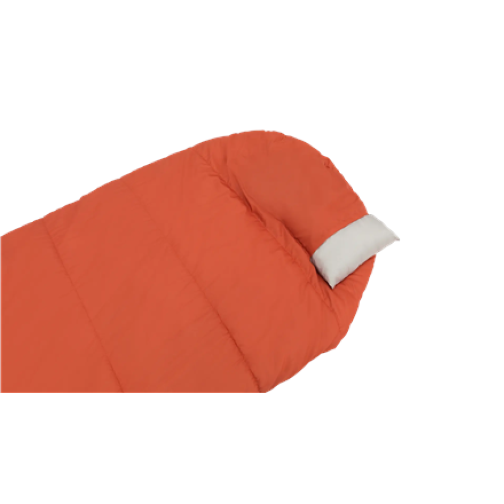 Outwell Campion Lux Orange , Sleeping Bag , 225 x 85 cm , -16 to 5 °C , Left Zipper
