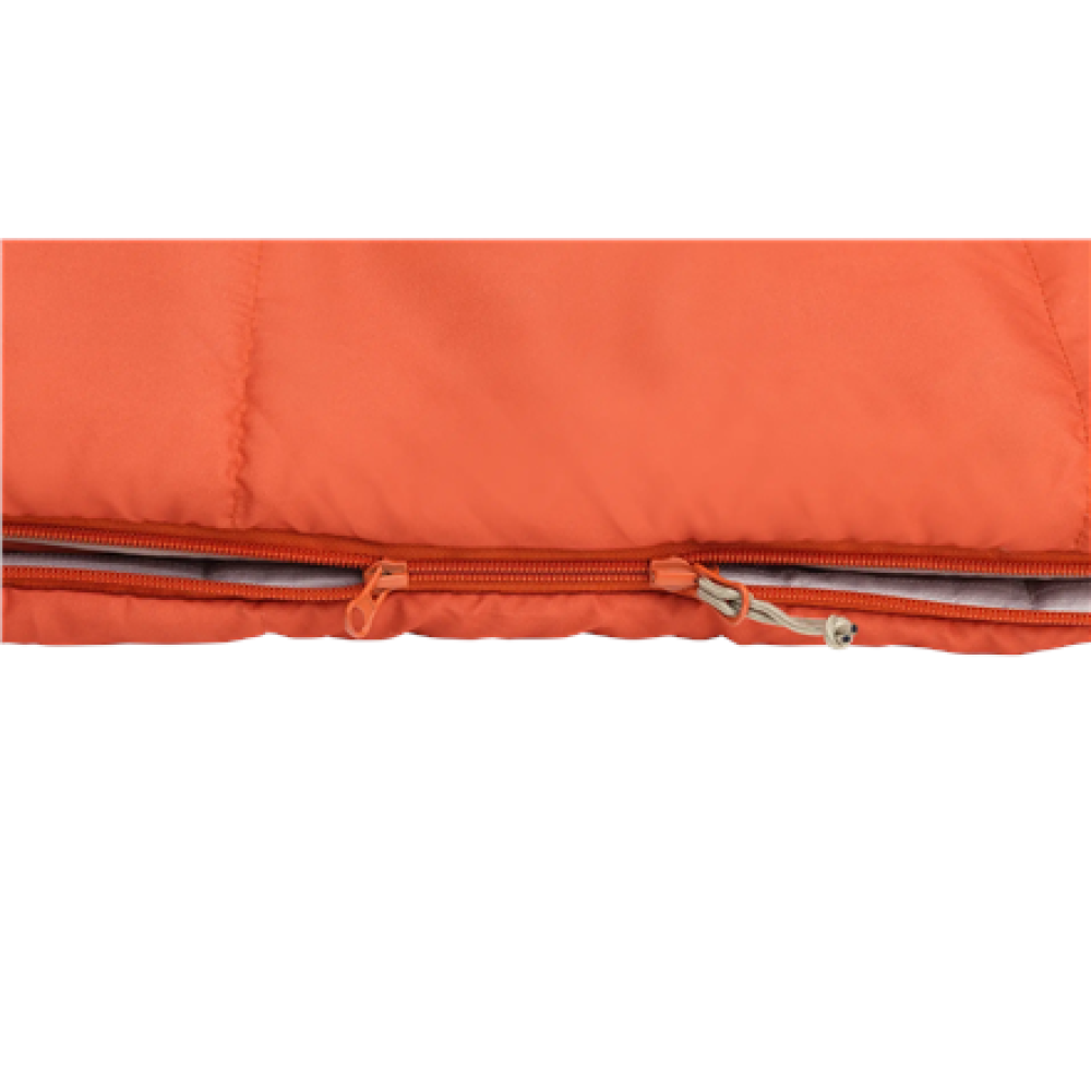 Outwell Campion Lux Orange , Sleeping Bag , 225 x 85 cm , -16 to 5 °C , Left Zipper