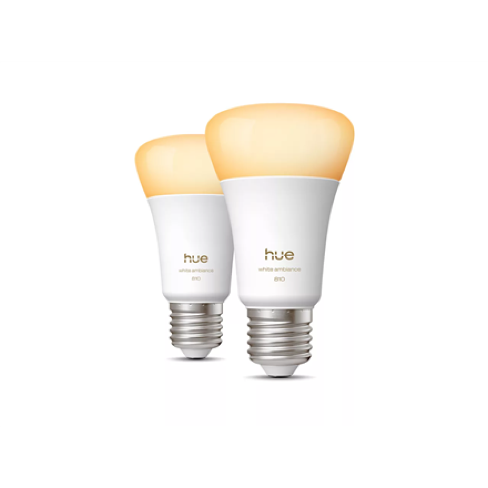 Philips Hue WA 810 A60 2P EU , E27 , 6 W , White and colour light , Bluetooth and Zigbee