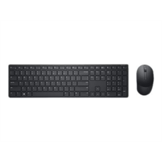 Dell KM5221W Pro , Keyboard and Mouse Set , Wireless , Ukrainian , Black , 2.4 GHz