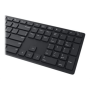 Dell KM5221W Pro , Keyboard and Mouse Set , Wireless , Ukrainian , Black , 2.4 GHz