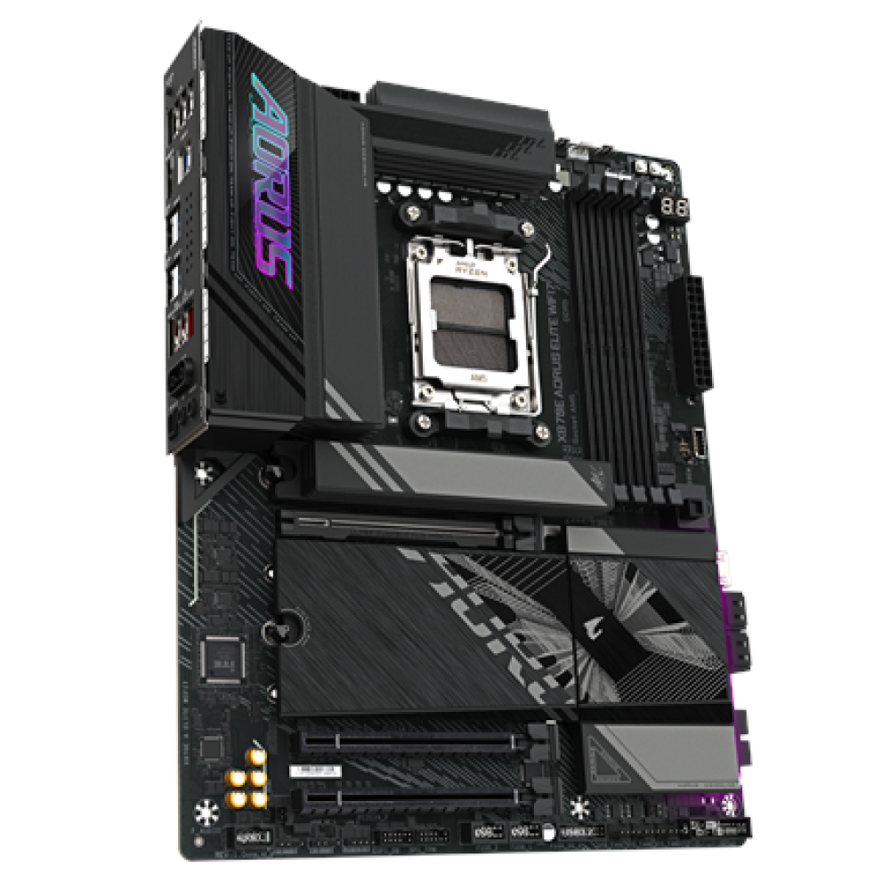 Gigabyte X870E A ELITE WIFI7 , Processor family AMD , Processor socket AM5 , DDR5 , Supported hard disk drive interfaces SATA, M.2 , Number of SATA connectors 4