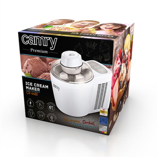 Camry , Ice Cream Maker , CR 4481 , Power 90 W , Capacity 0.7 L , White