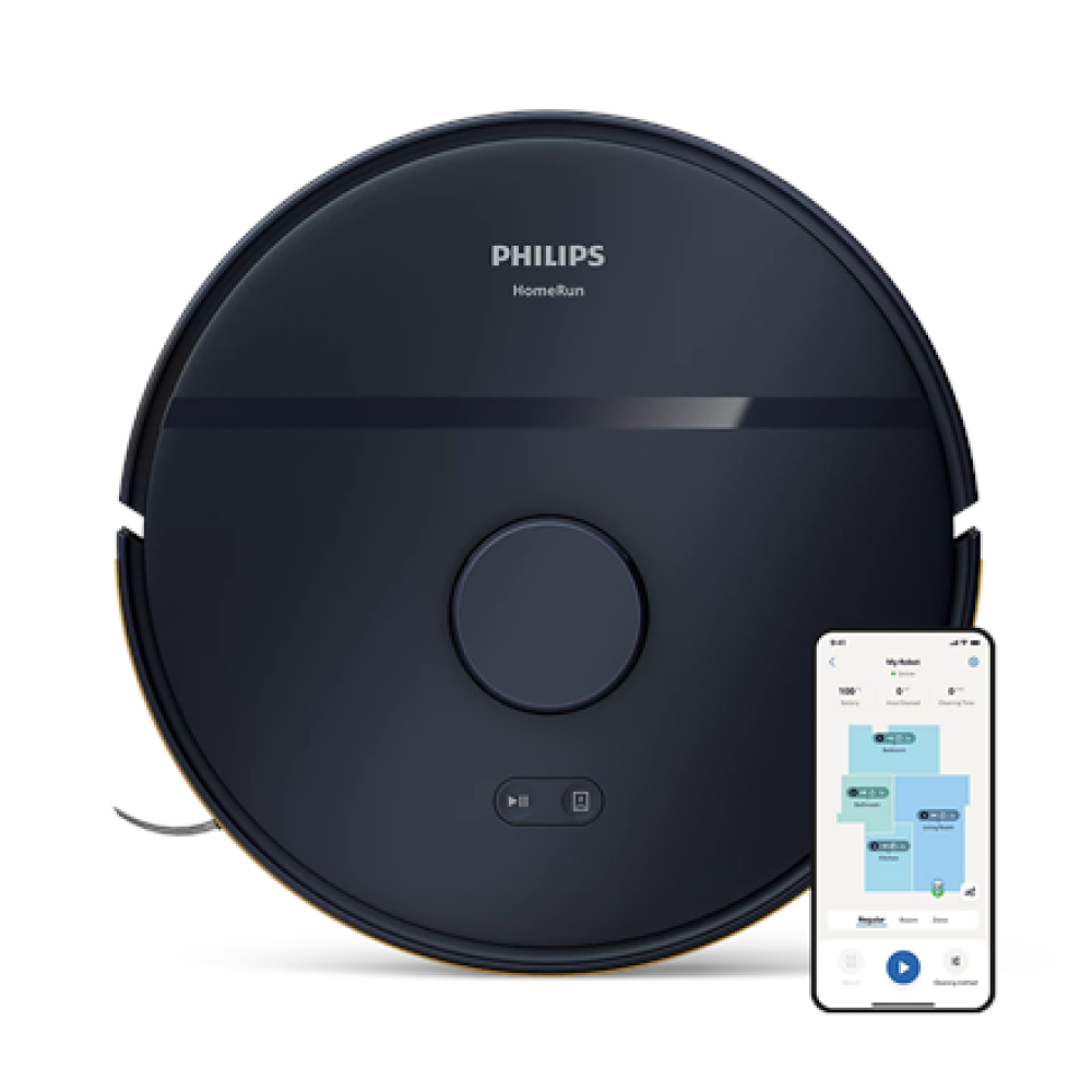 Philips , Robot Vacuum Cleaner , XU2000/10 2000 series , Wet&Dry , Operating time (max) 130 min , Lithium-ion , 2600 mAh , Dust capacity 0.38 L , 2700 Pa , Dark Blue