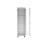 Lanberg , Rack cabinet 19 free-standing 42U/600x800 (flat pack) with glass door, LCD , FF01-6842-12SL , Grey