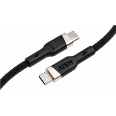 Aten 240W USB-C to USB-C Braided Charging Cable, 1 m , 2L-3101P240 , USB-C to USB-C