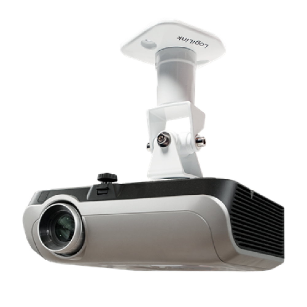 Logilink BP0003 Projector mount, ceiling, universal, 220 mm, white , Logilink
