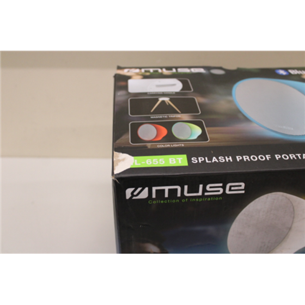 SALE OUT. Muse ML-655 BT Portable Bluetooth Speaker , Muse , Portable Bluetooth Speaker , ML-655 BT , DAMAGED PACKAGING, DEMO , Bluetooth , Portable , Wireless connection