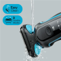 Braun , Shaver , 51-M1000S , Operating time (max) 50 min , Wet & Dry , Lithium Ion , Black/Blue