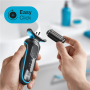 Braun , Shaver , 51-M1000S , Operating time (max) 50 min , Wet & Dry , Lithium Ion , Black/Blue