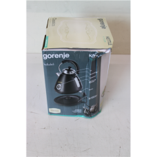 SALE OUT. Gorenje K17CLBK Kettle, Electric, Capacity 1.7 L Power 2200 W, Plastic and metal, Black , Gorenje Kettle , K17CLBK , Electric , 2200 W , 1.7 L , Plastic and metal , 360° rotational base , Black , DAMAGED PACKAGING