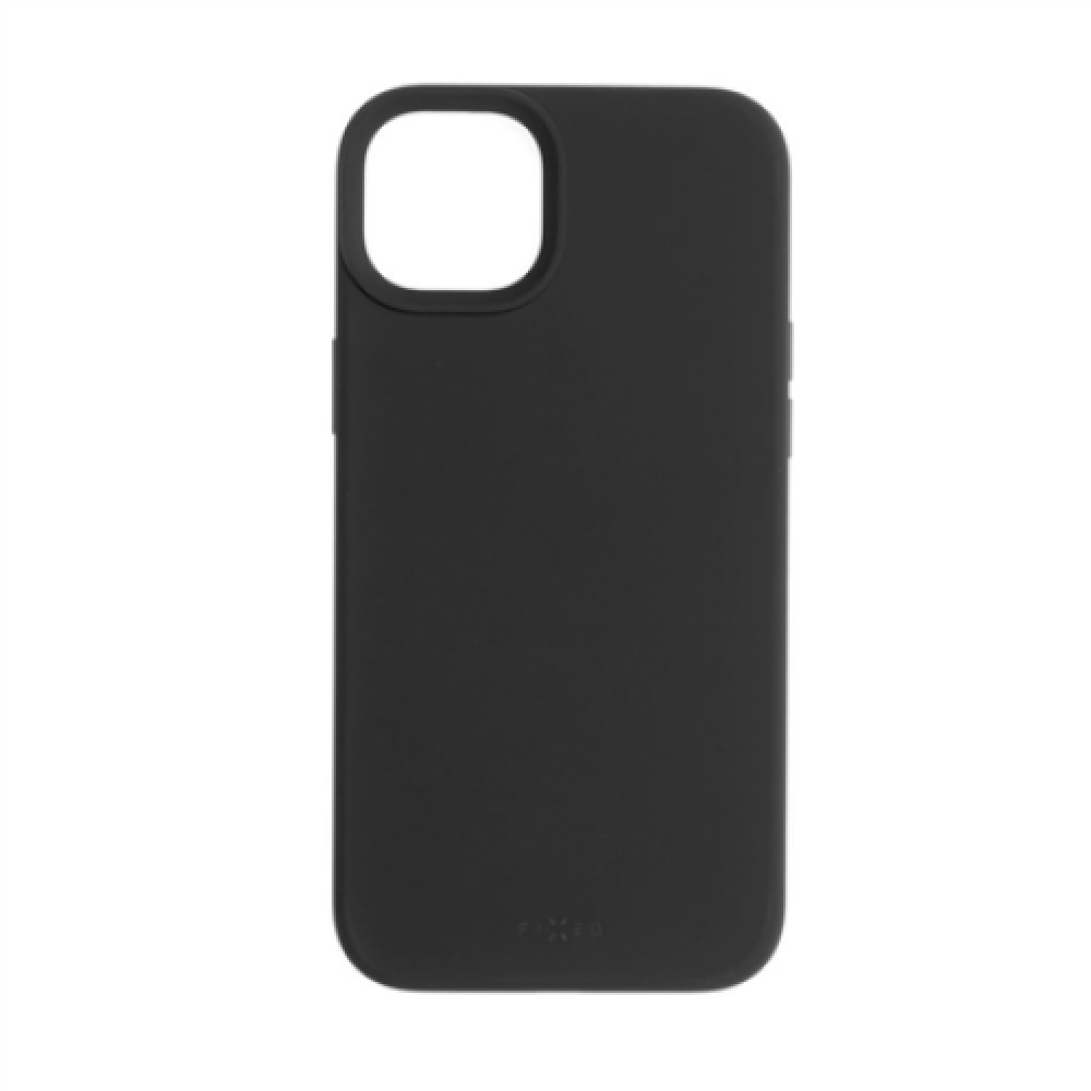 Fixed , MagFlow with MagSafe support , Back cover , Apple , iPhone 14 Plus , Liquid silicon , Black