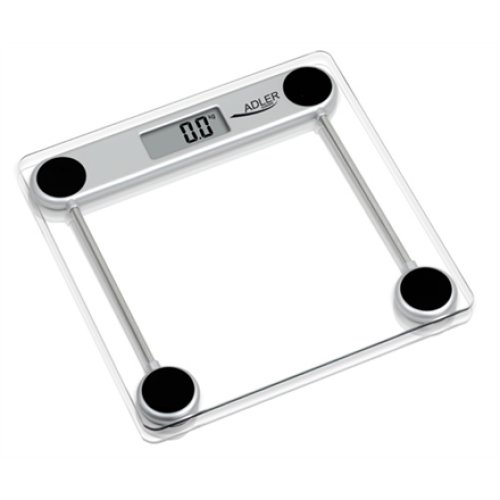 Adler , Maximum weight (capacity) 150 kg , Accuracy 100 g , Glass