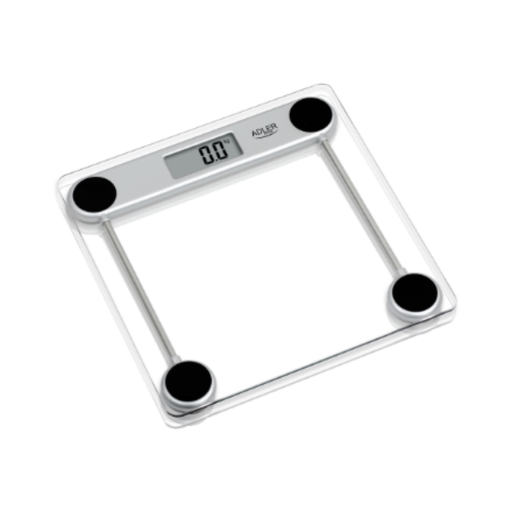 Scales , Adler , Maximum weight (capacity) 150 kg , Accuracy 100 g , Glass