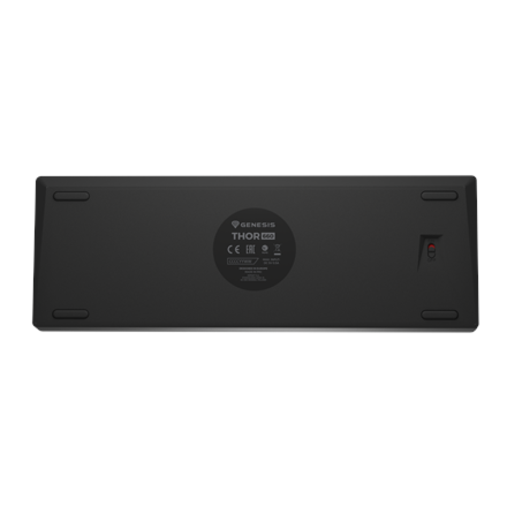 Genesis , THOR 660 G2 , Gaming keyboard , Wireless/Wired , US , Black , 2.4 GHz, Bluetooth, USB , Tactile