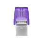 Kingston , DataTraveler , DT Micro Duo 3C , 64 GB , USB Type-C and Type-A , Purple