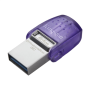 Kingston , DataTraveler , DT Micro Duo 3C , 64 GB , USB Type-C and Type-A , Purple