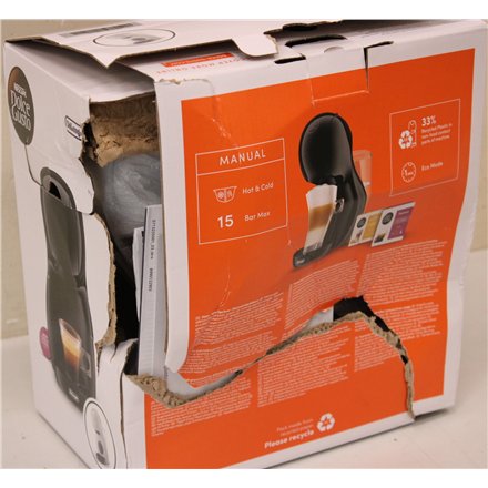 SALE OUT. DeLonghi EDG110.WB Dolce Gusto Piccolo XS Coffee maker, White , SALE OUT. Delonghi Coffee Maker , EDG110.WB Dolce Gusto Piccolo XS , Pump pressure 15 bar , Capsule , 1400 W , White , DAMAGED PACKAGING