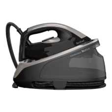 TEFAL Steam Station , SV6140 Express Easy , 2200 W , 1.7 L , 6 bar , Auto power off , Vertical steam function , Calc-clean function , Black/Steel Grey TEFAL Steam Station , SV6140 Express Easy , 2200 W , 1.7 L , 6 bar , Auto power off , Vertical steam function , Calc-clean function , Black/Steel Grey