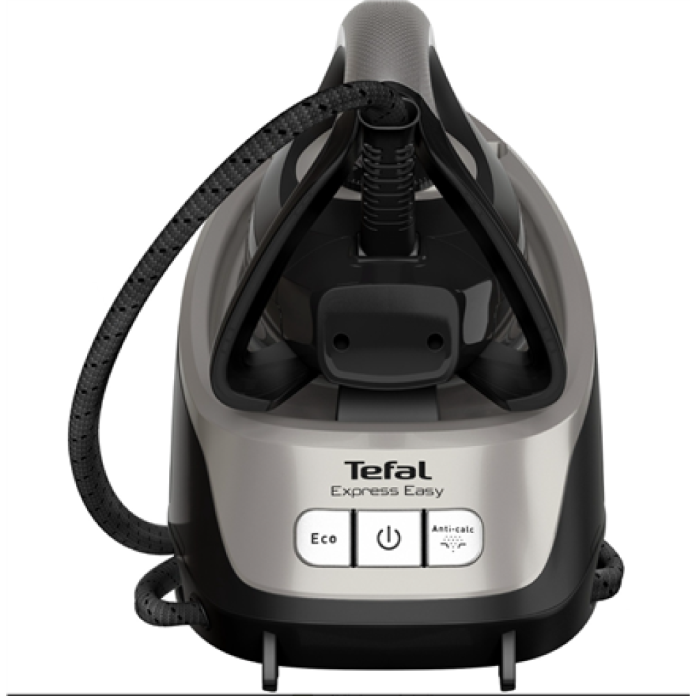 TEFAL Steam Station , SV6140 Express Easy , 2200 W , 1.7 L , 6 bar , Auto power off , Vertical steam function , Calc-clean function , Black/Steel Grey