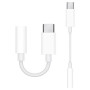Cablexpert , USB type-C plug to stereo 3.5 mm audio adapter cable, White , A-CM-3.5F-01