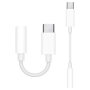 Cablexpert USB type-C plug to stereo 3.5 mm audio adapter cable, White , A-CM-3.5F-01