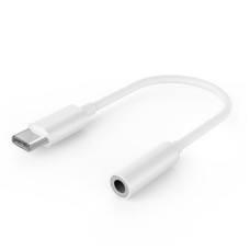 Cablexpert , USB type-C plug to stereo 3.5 mm audio adapter cable, White , A-CM-3.5F-01