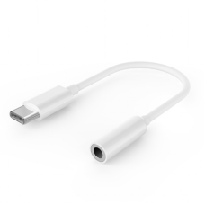 Cablexpert USB type-C plug to stereo 3.5 mm audio adapter cable, White , A-CM-3.5F-01