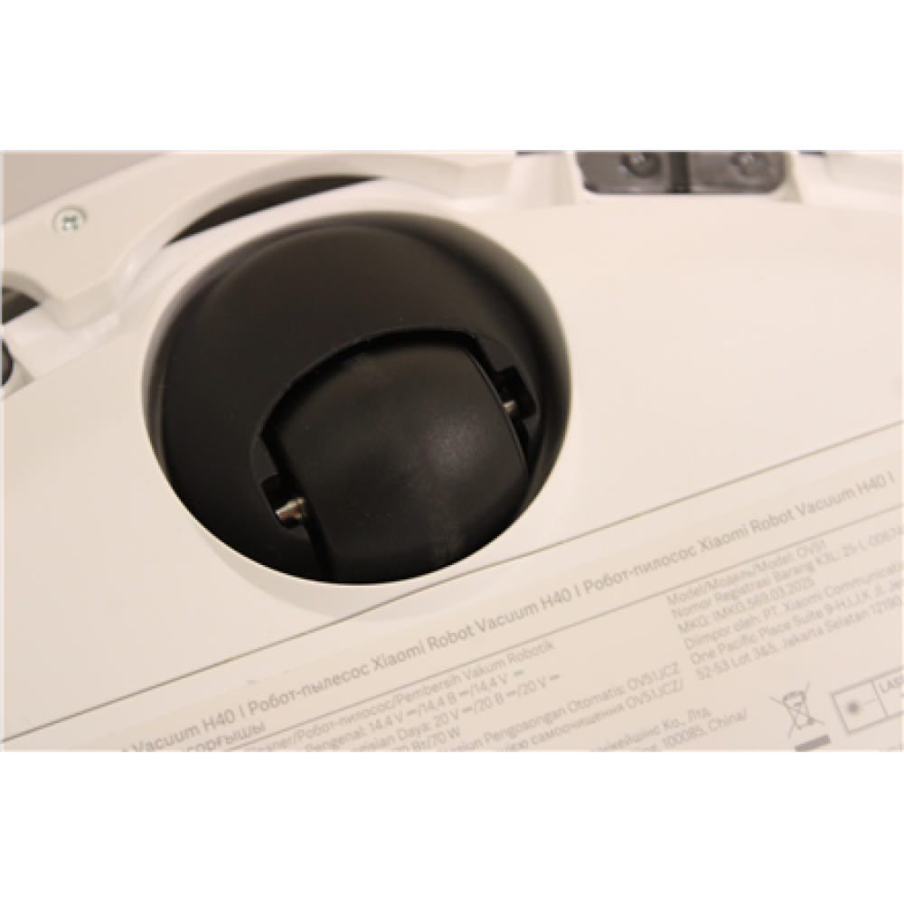SALE OUT. Xiaomi Robot Vacuum H40 EU , Xiaomi Robot Vacuum H40 EU , Wet&Dry , Operating time (max) 180 min , 5200 mAh , Dust capacity 4 L , 10000 Pa , White , DEMO