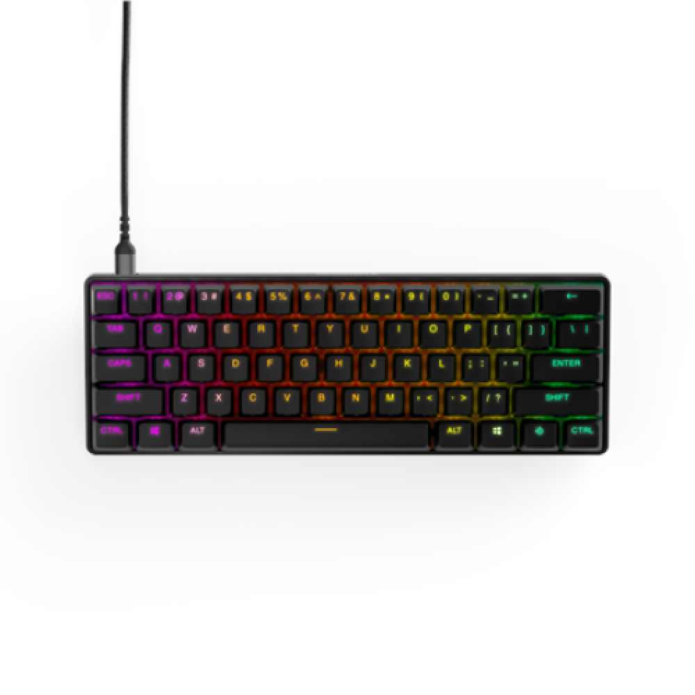 SteelSeries Gaming Keyboard Apex Pro Mini, RGB LED light, US, Black, Wired