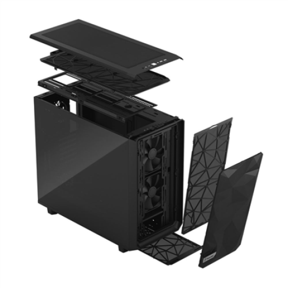 Fractal Design , Meshify 2 Dark Tempered Glass , Black , ATX , ATX