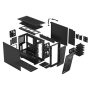 Fractal Design , Meshify 2 Dark Tempered Glass , Black , ATX , ATX