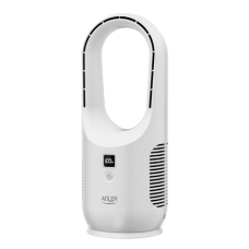 Adler Bladeless Rechargeable Fan , AD 7343 , Desk Fan , White , Diameter 14 cm , Number of speeds 3