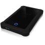 Raidsonic , ICY BOX , IB-233U3-B External enclosure for 2.5 SATA HDD/SSD with USB 3.0 interface and silicone protection sleeve , SATA I, II, III , USB 3.0 , 2.5