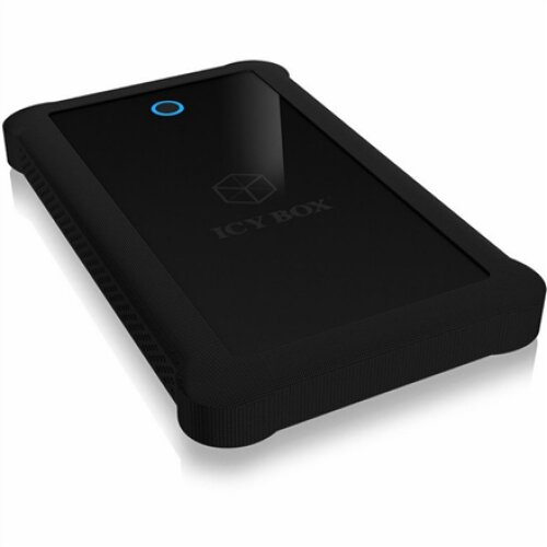 Raidsonic , ICY BOX , IB-233U3-B External enclosure for 2.5 SATA HDD/SSD with USB 3.0 interface and silicone protection sleeve , SATA I, II, III , USB 3.0 , 2.5