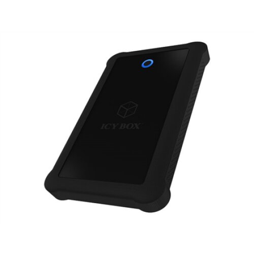 Raidsonic , ICY BOX , IB-233U3-B External enclosure for 2.5 SATA HDD/SSD with USB 3.0 interface and silicone protection sleeve , SATA I, II, III , USB 3.0 , 2.5