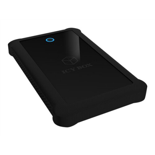 Raidsonic , ICY BOX , IB-233U3-B External enclosure for 2.5 SATA HDD/SSD with USB 3.0 interface and silicone protection sleeve , SATA I, II, III , USB 3.0 , 2.5