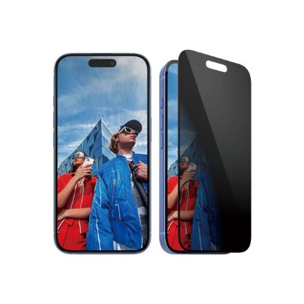 PanzerGlass Screen protector , Apple , iPhone 16/iPhone 15 , Glass , Black , Ultra-Wide Fit
