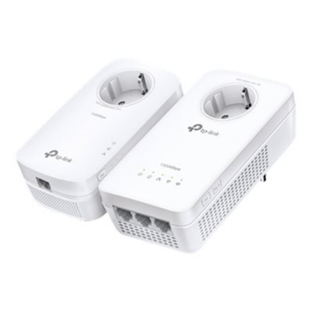 TP-LINK AV1300 Gigabit Passthrough Powerline ac Wi-Fi Kit TL-WPA8631P KIT 1300 Mbit/s Ethernet LAN (RJ-45) ports 3 802.11ac Extra socket