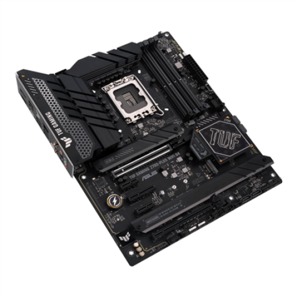 Asus , TUF GAMING Z790-PLUS WIFI D4 , Processor family Intel , Processor socket LGA1700 , DDR4 DIMM , Memory slots 4 , Supported hard disk drive interfaces SATA, M.2 , Number of SATA connectors 4 , Chipset Intel Z790 , ATX
