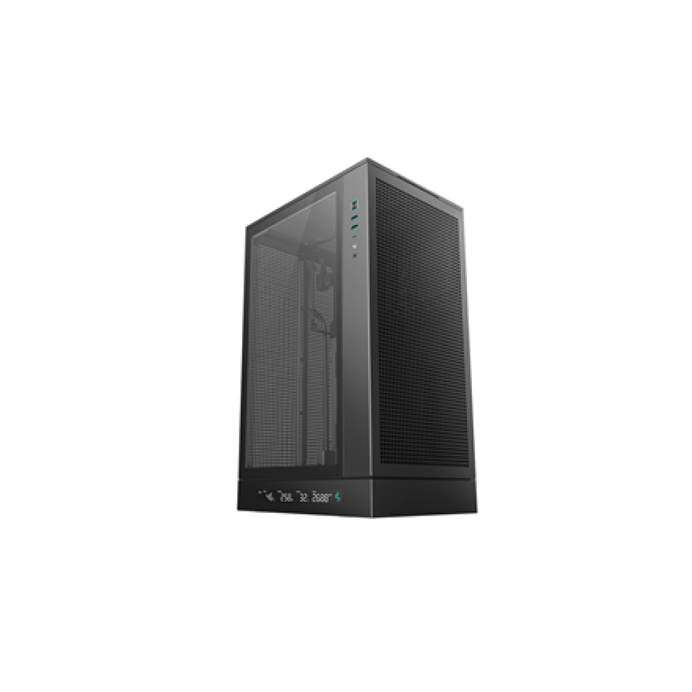 Deepcool CH270 DIGITAL , Black , Mini-Tower , Power supply included No , ATX PS2